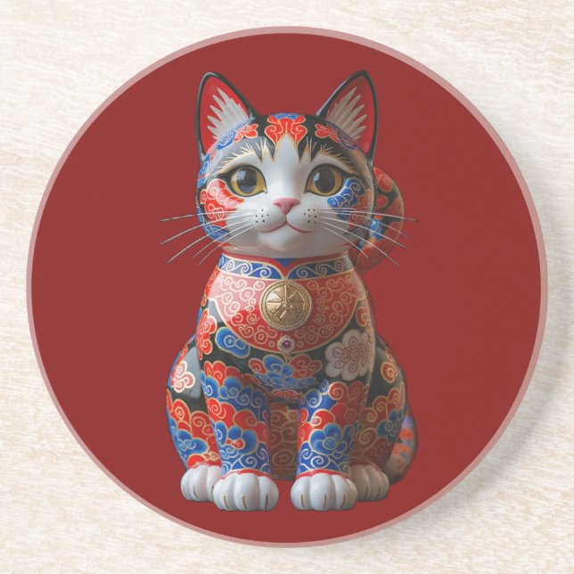 Money cat coaster (Front)