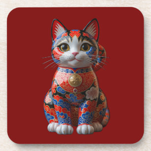 Money cat coaster