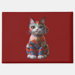 Money cat magnet