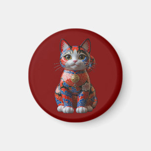 Money cat magnet