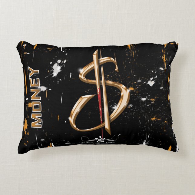 MONEY DECORATIVE CUSHION (Front)