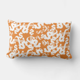 Money Dollar Pattern Throw Pillow Cushion