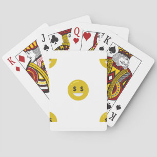 money eye emoji playing cards