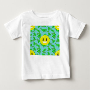 money eyed emoji baby T-Shirt