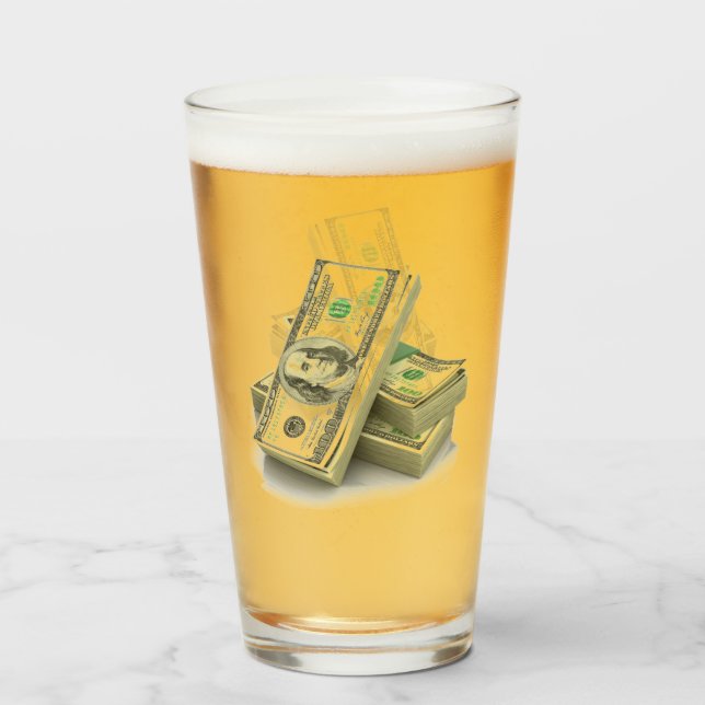 Money Glass (Front Filled)