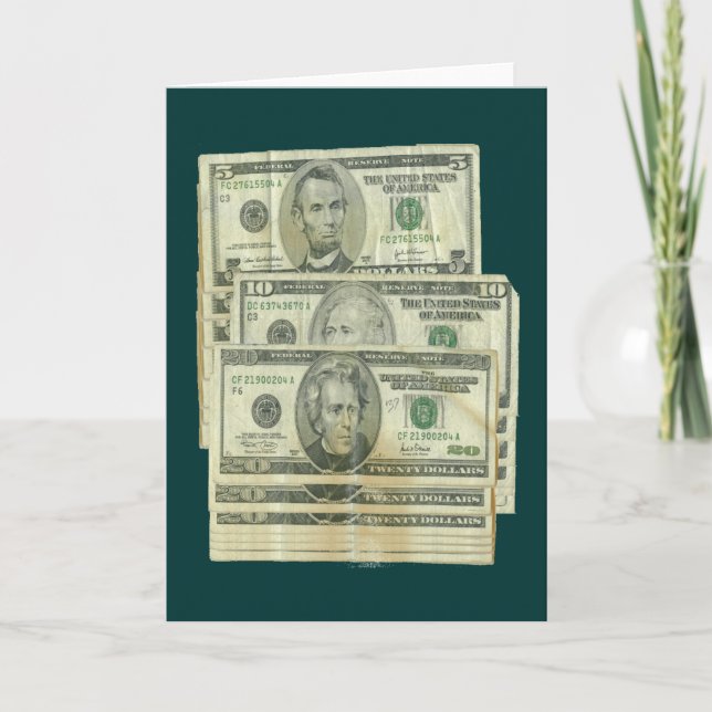 Money Greeting Card (Front)