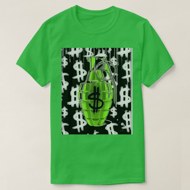 "Money Grenade" T-shirt (Design Front)