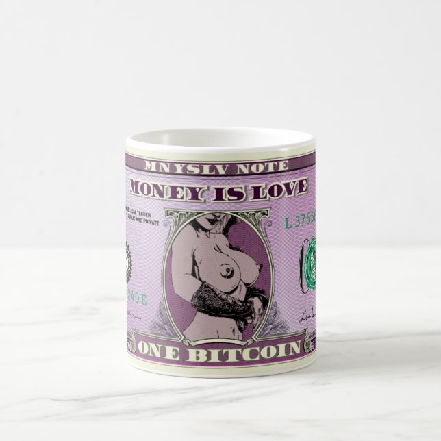 Money is Love Coffee Mug (Center)