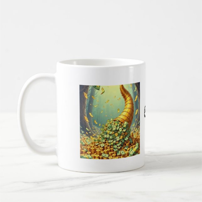 money is my pastor coffee mug (Left)