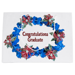 Money lei Congratulations Graduate Large Gift Bag