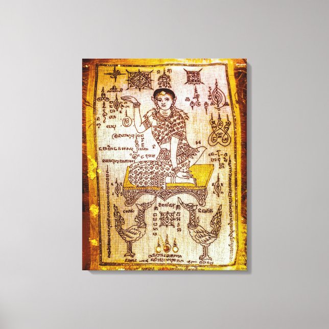 Money Luck Goddess Canvas Print (Front)