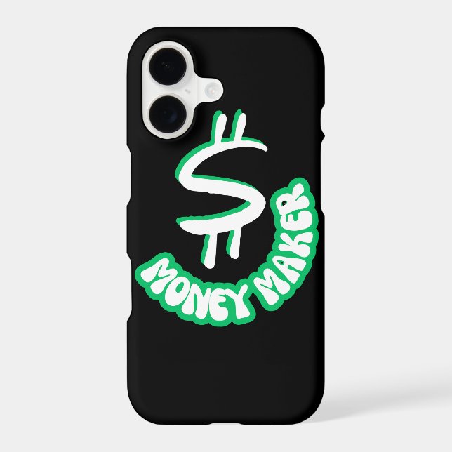 Money Maker iPhone Case (Back)