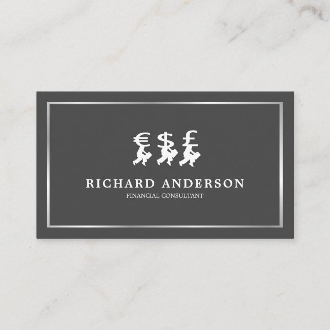 Money Management Professional Financial Planner 1 Business Card (Front)