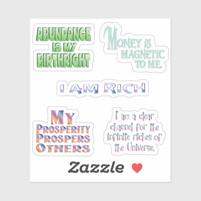 Money Mantras - Prosperity Affirmations 1 (Sheet)
