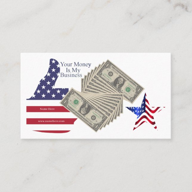 Money Matters Business Card (Front)