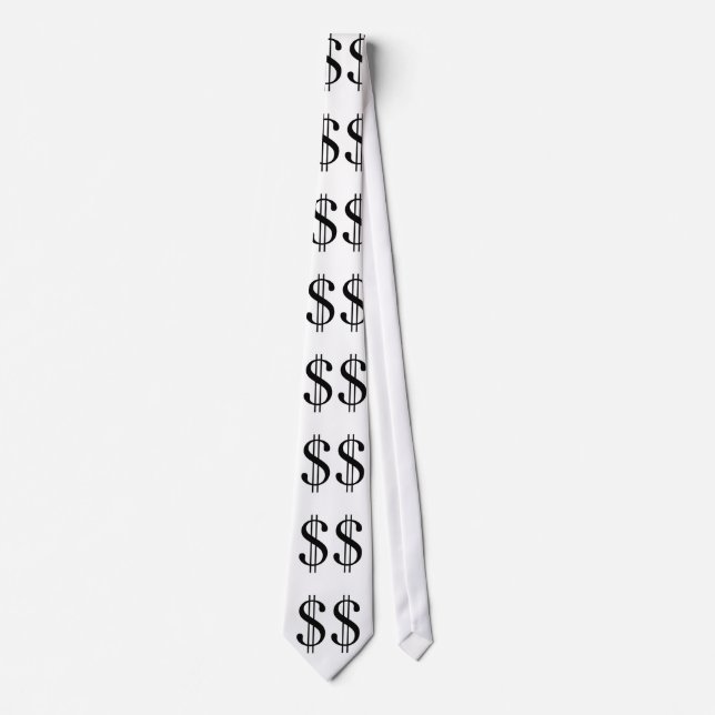 Money? Men's Ugly Designer Tie (Front)