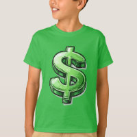 Money Moves: Bold Dollar Sign T-Shirt for Hustlers