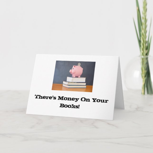 Money on your Books! Holiday Card (Front)