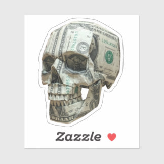 Money Origami Human Skull