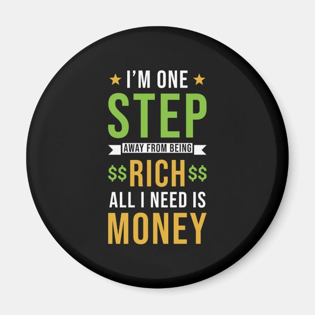 Money Quote funny Magnet (Front)