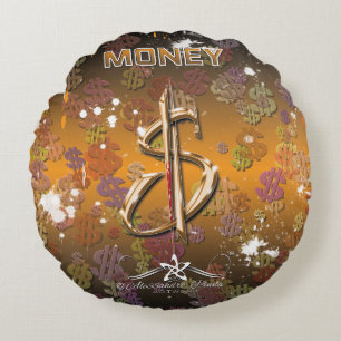 MONEY ROUND CUSHION