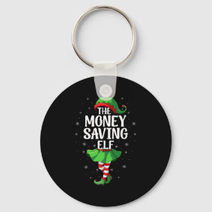 Money Saving Elf Christmas Girls Women Elf Squad X Key Ring
