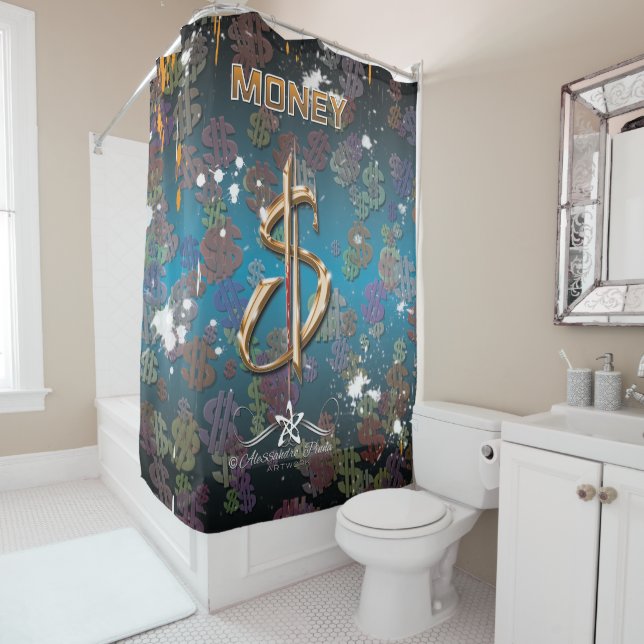 MONEY SHOWER CURTAIN (In Situ)