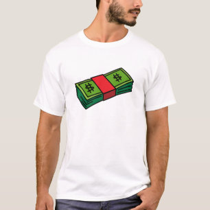 Money stack dollars bills dollar cash currency T-Shirt