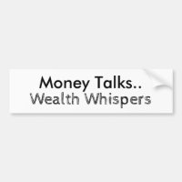 Money Talks Wealth Whispers visual dual font style