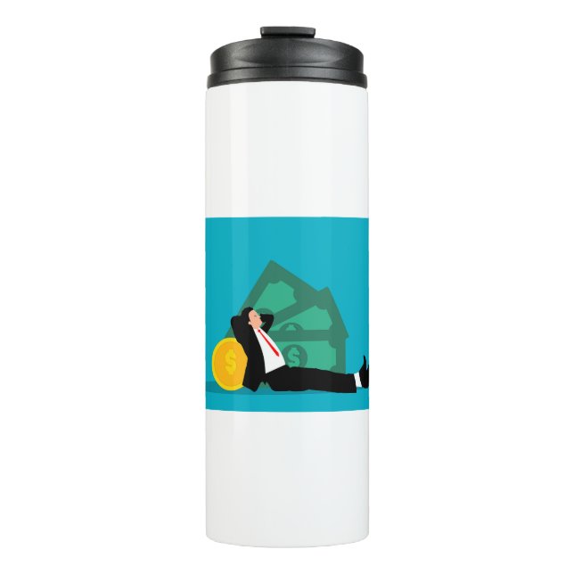 Money 💰 thermal tumbler (Front)