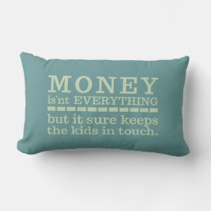 MONEY throw pillow