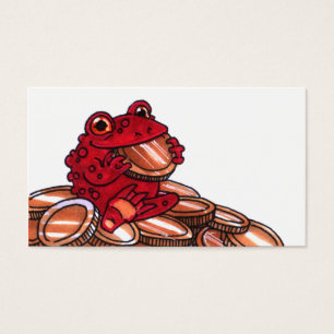Money Toad Card Template