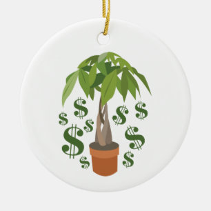Money Tree Ceramic Tree Decoration