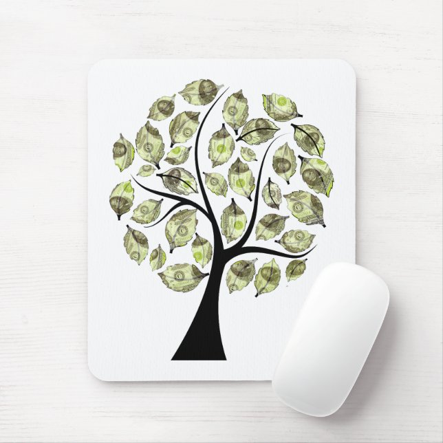 Money Tree  Mouse Pad (With Mouse)
