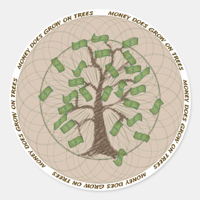 Money Tree Sticker (Front)