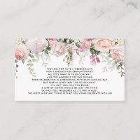 Money Tree/Wishing Well Invitation Insert