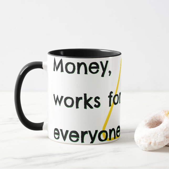 Money vs. "Dift-Tard$!" Mug (With Donut)