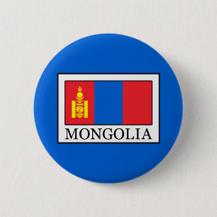 Mongolia 6 Cm Round Badge
