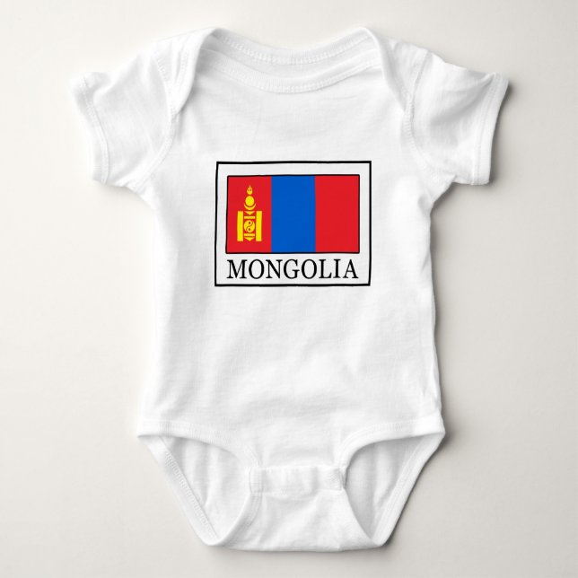 Mongolia Baby Bodysuit (Front)