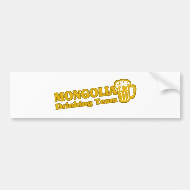 MONGOLIA BUMPER STICKER (Front)