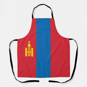 Mongolia Flag Apron