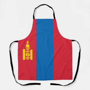 Mongolia flag apron
