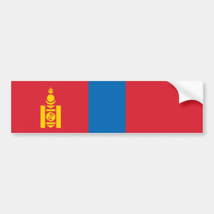 Mongolia Flag Bumper Sticker