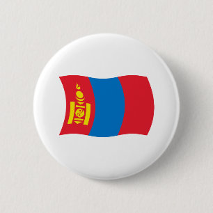 Mongolia Flag Button