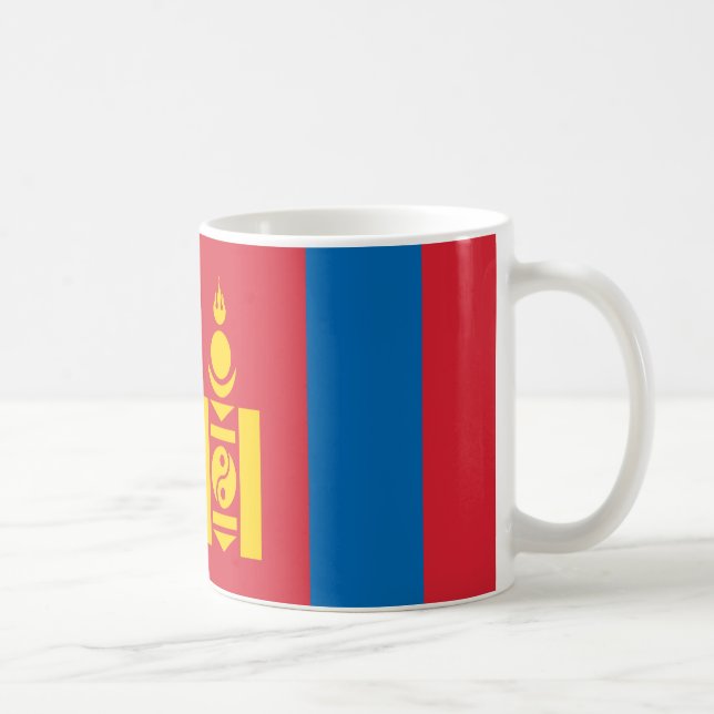  Mongolia Flag Ceramic Mug (Right)