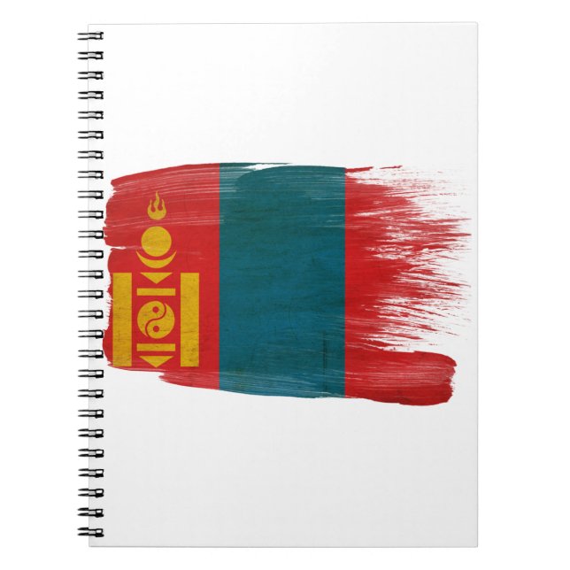 Mongolia Flag Notebook (Front)