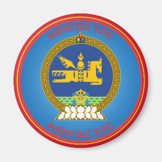 Mongolia Heritage Emblem Magnet