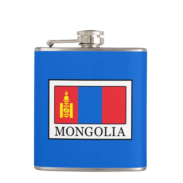Mongolia Hip Flask (Front)