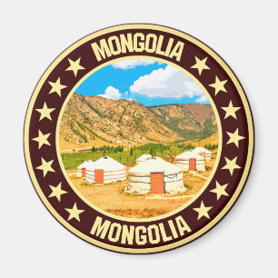 Mongolia magnet