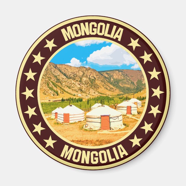 Mongolia                                           magnet (Front)
